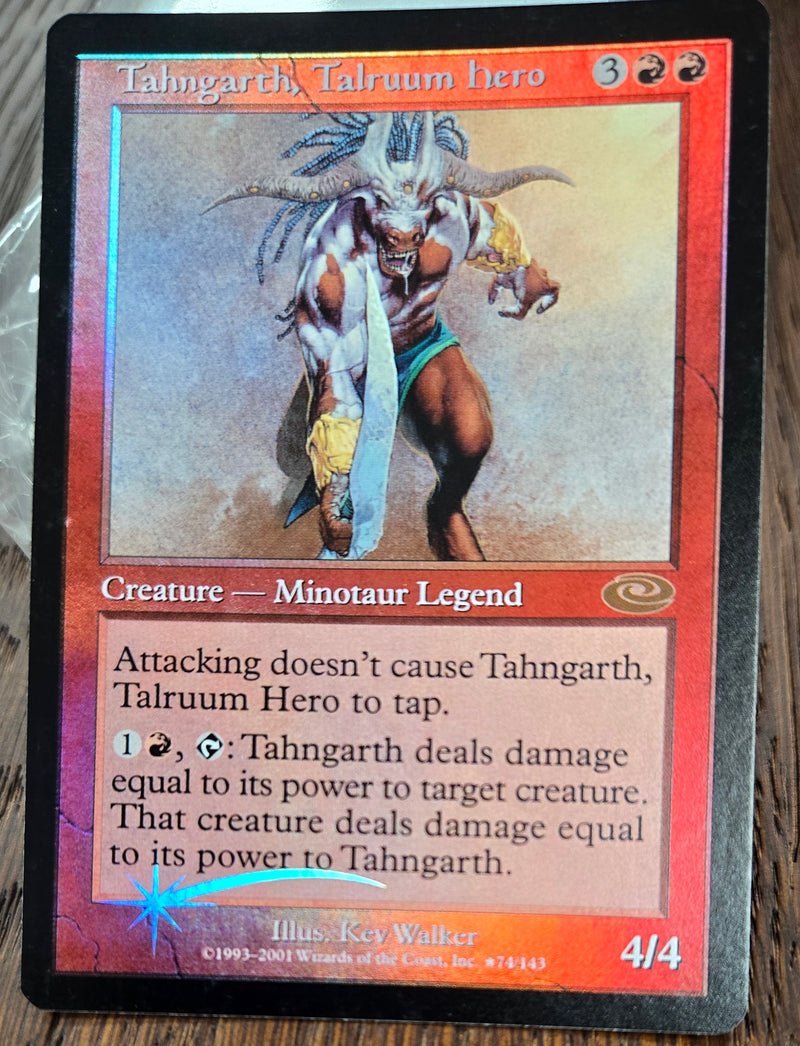 Magic: The Gathering — Tahngarth, Talruum Hero (Alt. Art) Foil