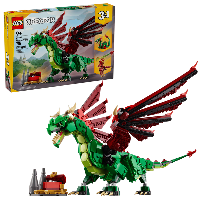 LEGO Creator 3-in-1 - Medieval Dragon - 31161 - image 1