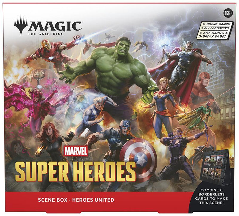 Magic: The Gathering Marvel Super Heroes Scene Box Heroes United
