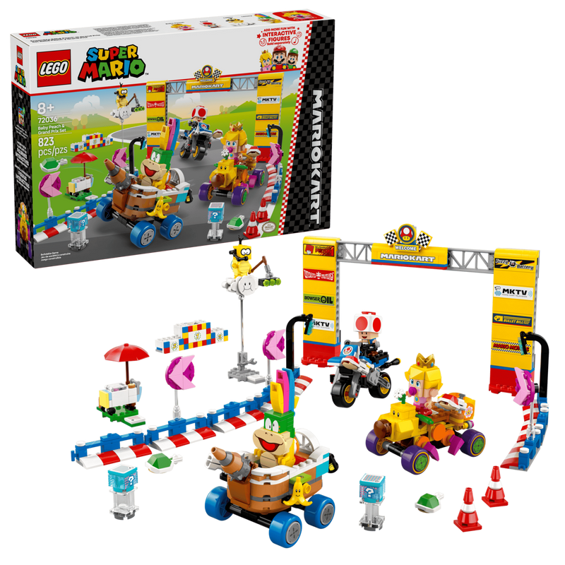 LEGO Super Mario: Mario Kart Baby Peach and Grand Prix Set - 72036 - image 1