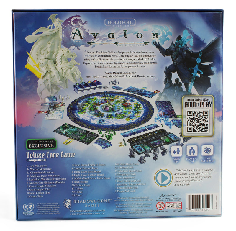 Avalon: The Riven Veil – Collector's All-In Bundle – Gamefound Edition – New & Sealed