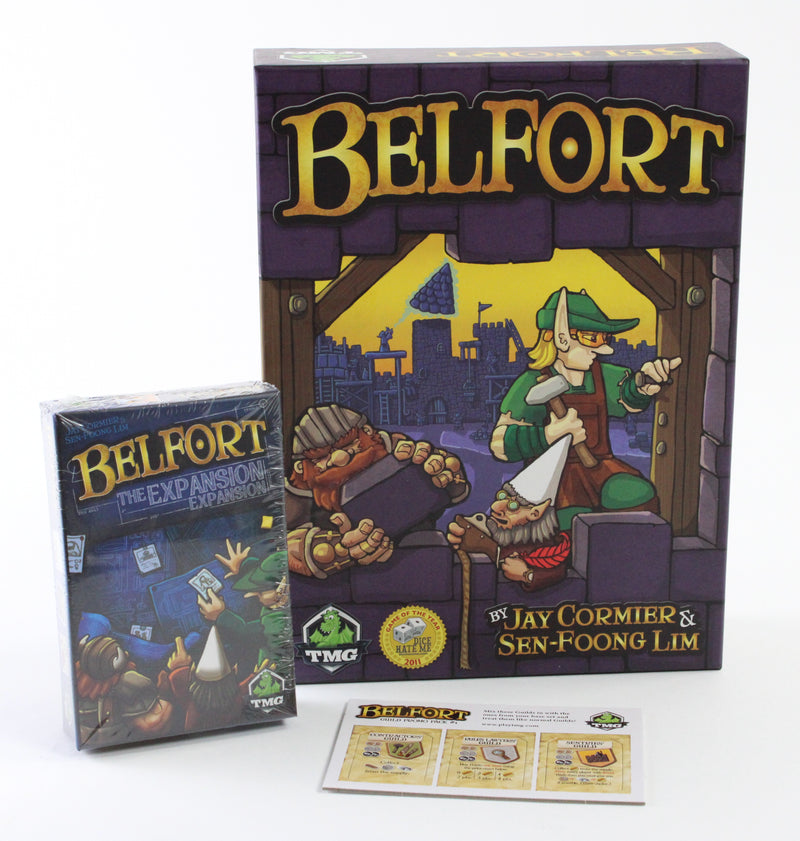 Belfort + Belfort Expansion + Guild Promo Pack #1 Bundle (Like New)