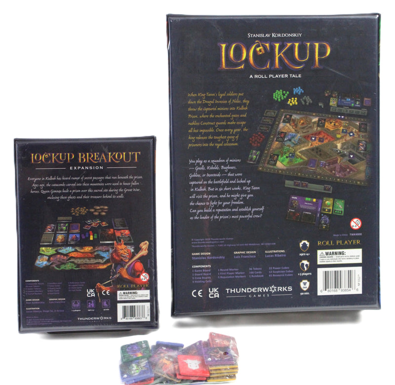 Lockup: A Roll Player Tale Complete Bundle with Kulbak Pack & Upgraded Tokens