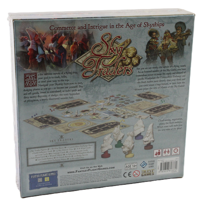 Sky Traders Board Game (2012) Fantasy Flight Games Factory Sealed Strategy Trading Adventure Game