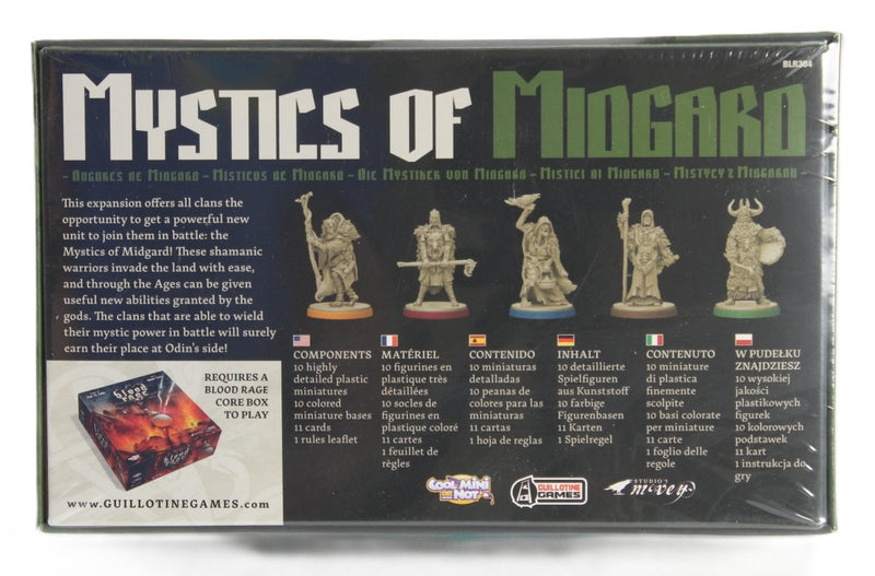 Blood Rage: Mystics of Midgard Expansion (New & Sealed) – CMON Viking Strategy Game
