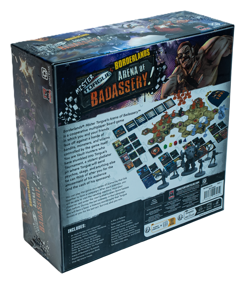 Borderlands: Mister Torgue's Arena of Badassery Board Game (New & Sealed)