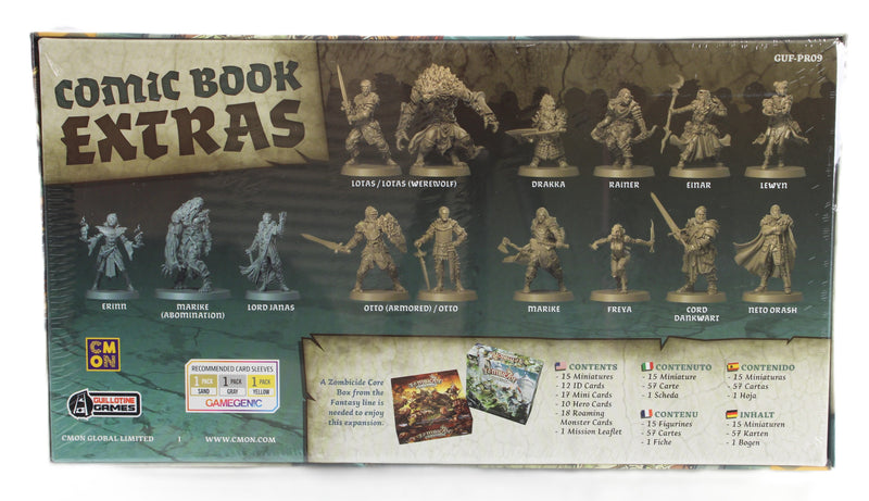 Zombicide Comic Book Extras Kickstarter Exclusive Miniatures Expansion (2021)