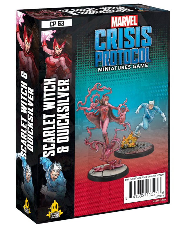Marvel: Crisis Protocol – Scarlet Witch & Quicksilver Character Pack (New & Sealed)