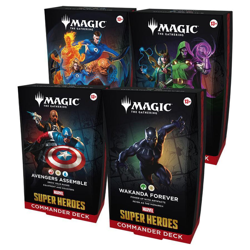 Magic: The Gathering Marvel Super Heroes Commander Box set