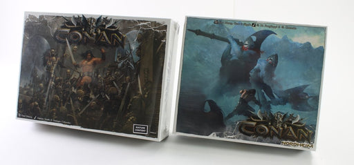 Conan board game with Nordheim expansion bundle by Monolith — sealed boxes