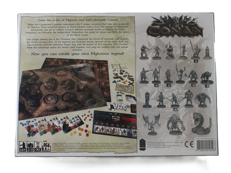Conan Board Game + Nordheim Expansion Bundle – Monolith – New Sealed