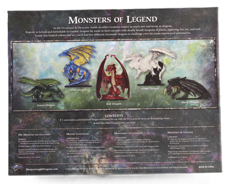 Dungeons & Dragons Dragon Collector's Set (New & Sealed) – D&D Miniatures Premium Box Set