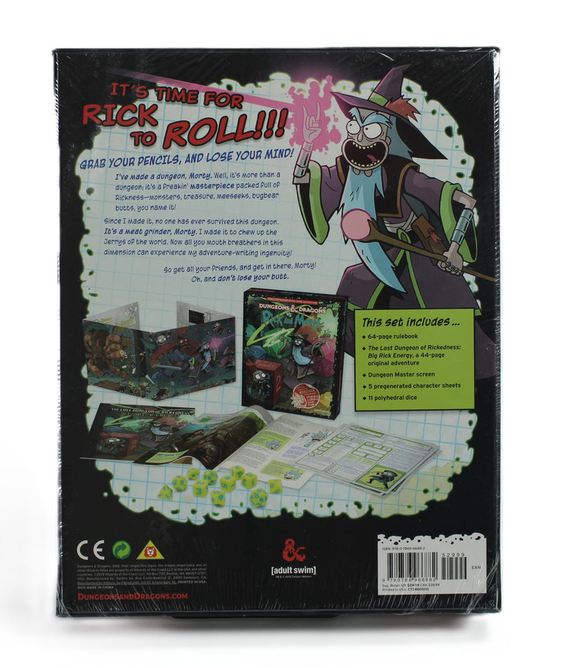 Dungeons & Dragons vs. Rick and Morty Boxed Set – New & Sealed