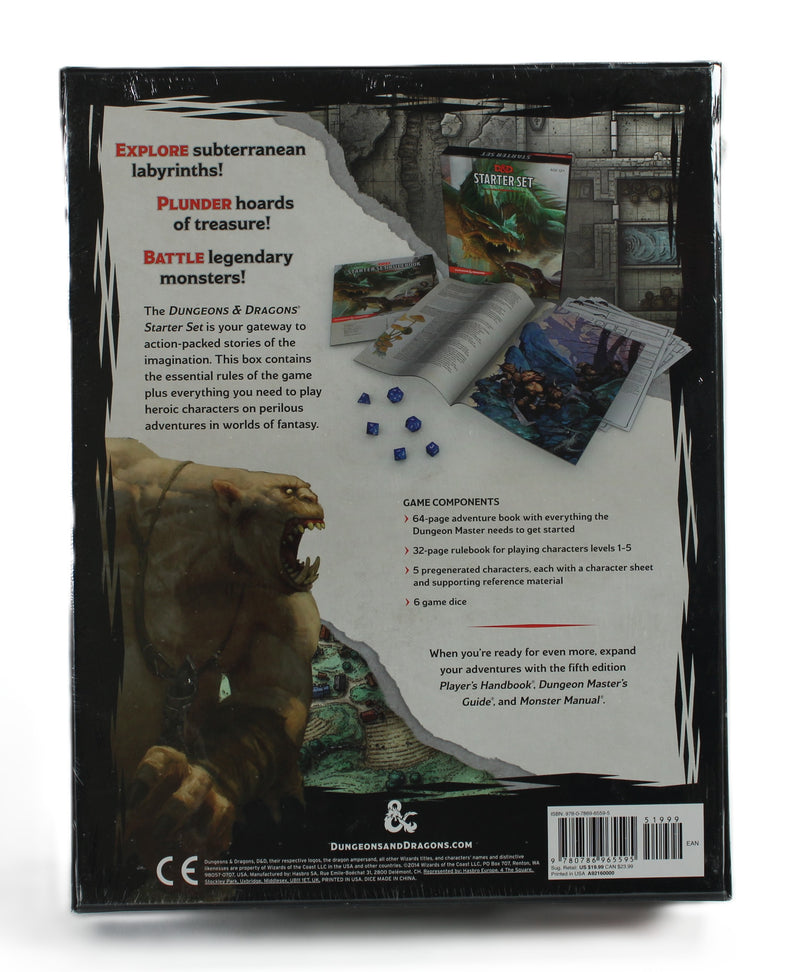 Dungeons & Dragons 5E Starter Set: Lost Mine of Phandelver – New & Sealed