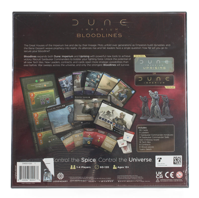 Dune: Imperium – Bloodlines Expansion Board Game (New & Sealed)