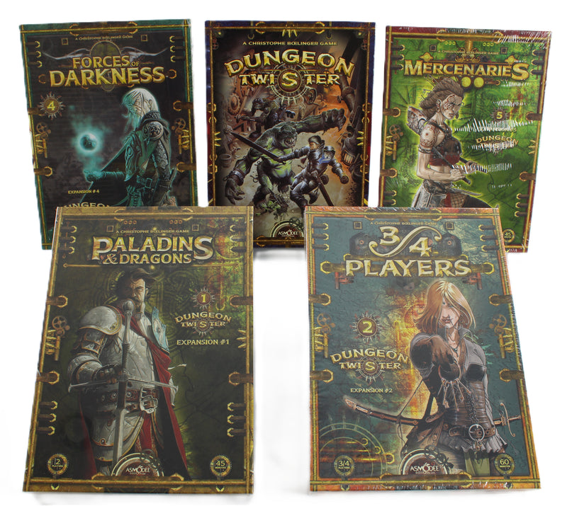 Dungeon Twister + Expansions #1, #2, #4 & #5 Bundle (Asmodee Edition)