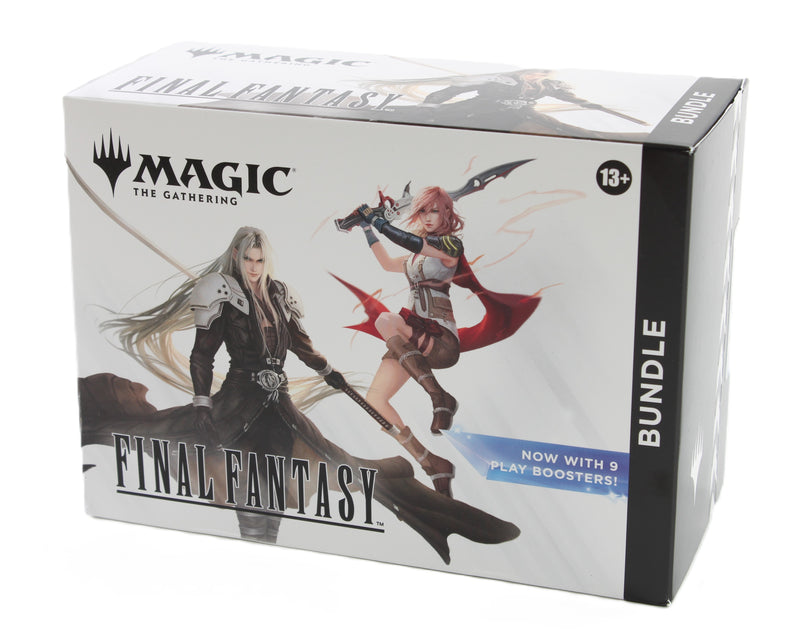 MTG Final Fantasy bundle with 9 play boosters and foil cards, English