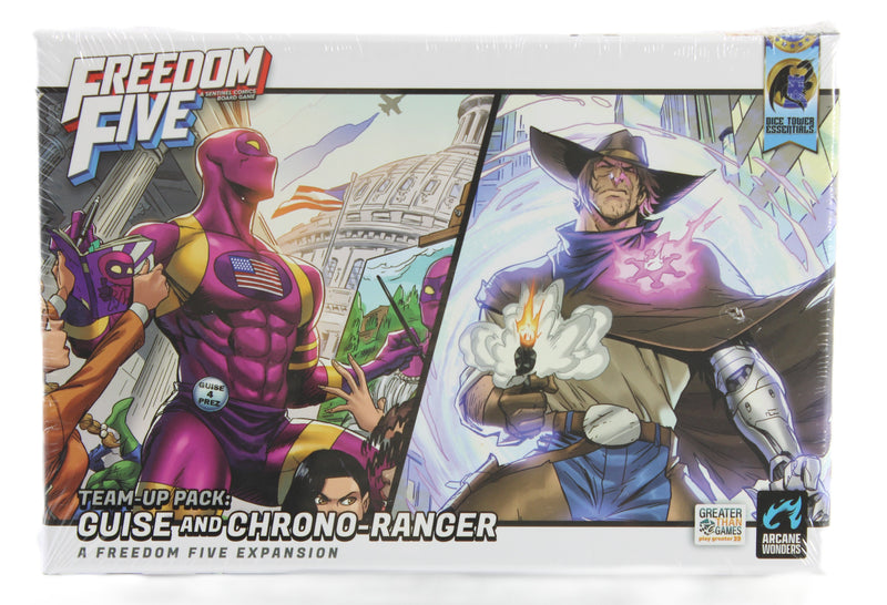 Freedom Five: Team-Up Pack – Guise & Chrono-Ranger Expansion (New & Sealed)