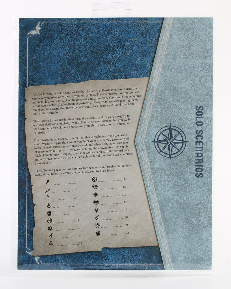 Frosthaven Solo Scenarios Expansion Pack 17 Solo Missions and Item Rewards Cephalofair Games
