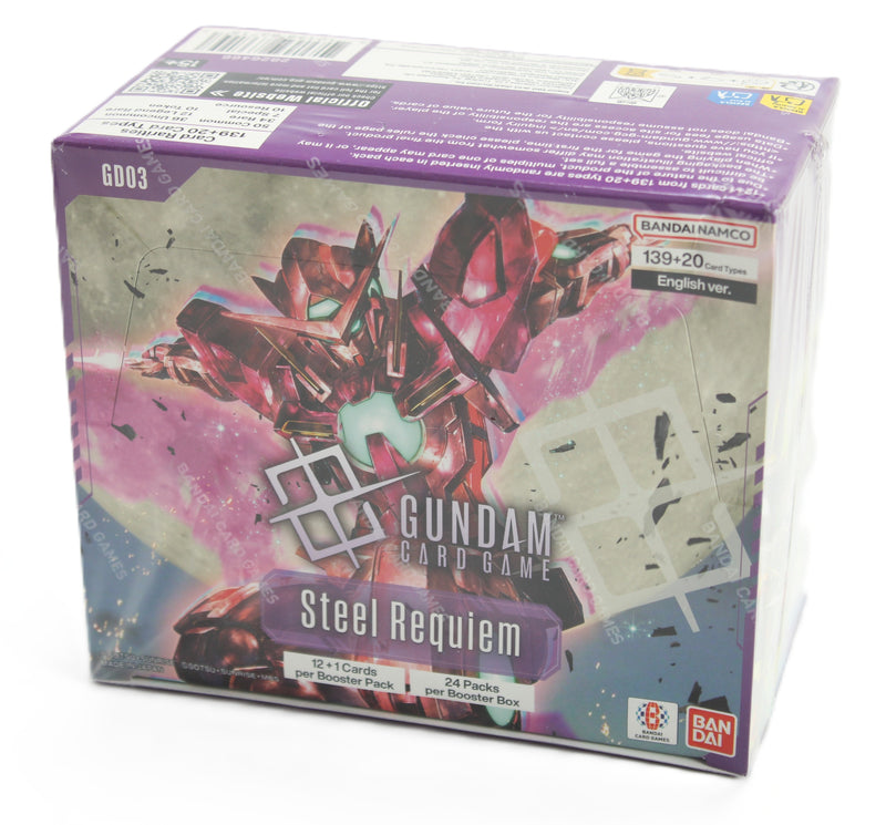Gundam Card Game – Steel Requiem [GD03] Booster Box – English