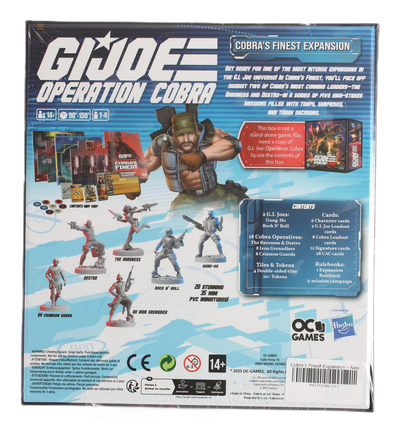 G.I. Joe: Operation Cobra Gamefound All-In Pledge (New & Sealed) – Core Game + All Expansions + Stretch Goals