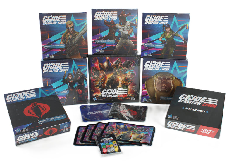 G.I. Joe: Operation Cobra Gamefound All-In Pledge (New & Sealed) – Core Game + All Expansions + Stretch Goals