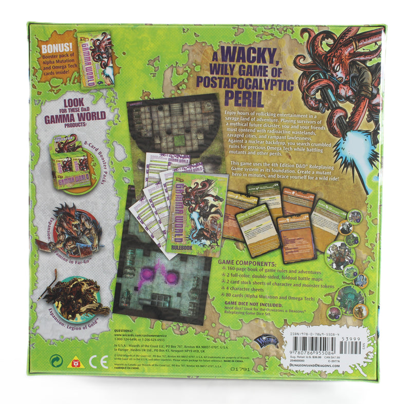 Dungeons & Dragons Gamma World Roleplaying Game 7th Edition Box Set – New & Sealed