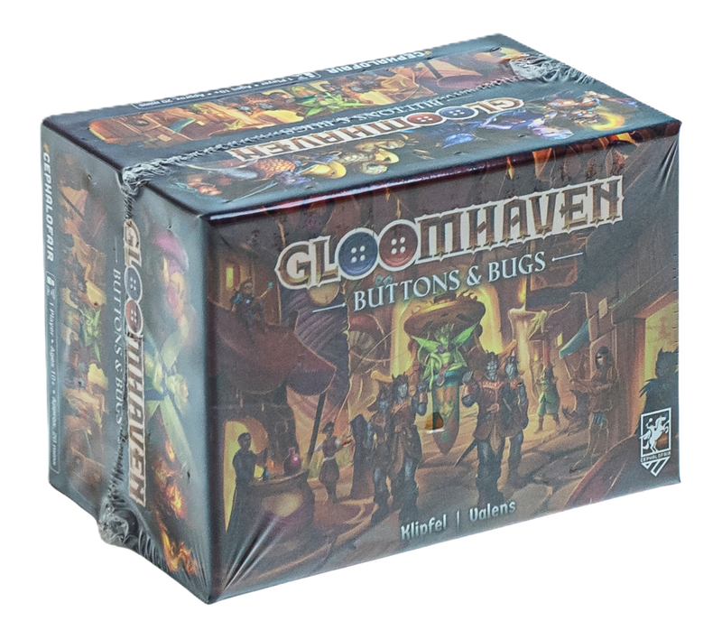 Gloomhaven: Buttons & Bugs – Solo Adventure Board Game – New Sealed