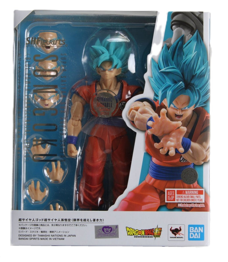 Dragon Ball Super S.H.Figuarts Son Goku Blue Power Transcending Limits
