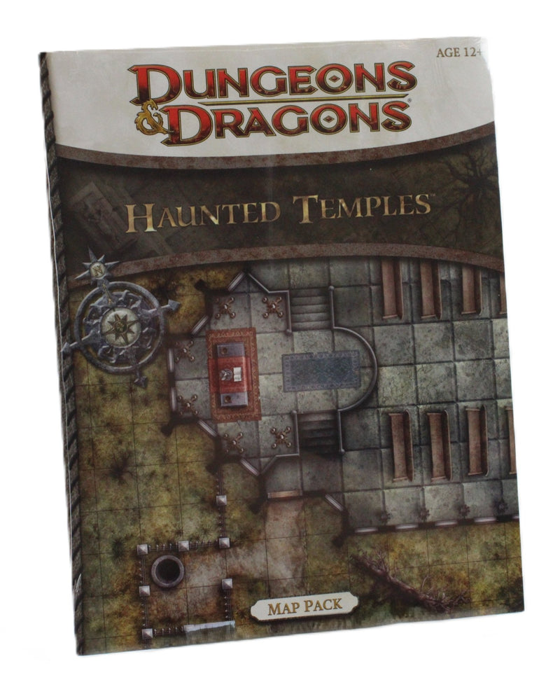 D&D 4th Edition Haunted Temples Map Pack – Sealed New – Wizards of the Coast RPG Accessory