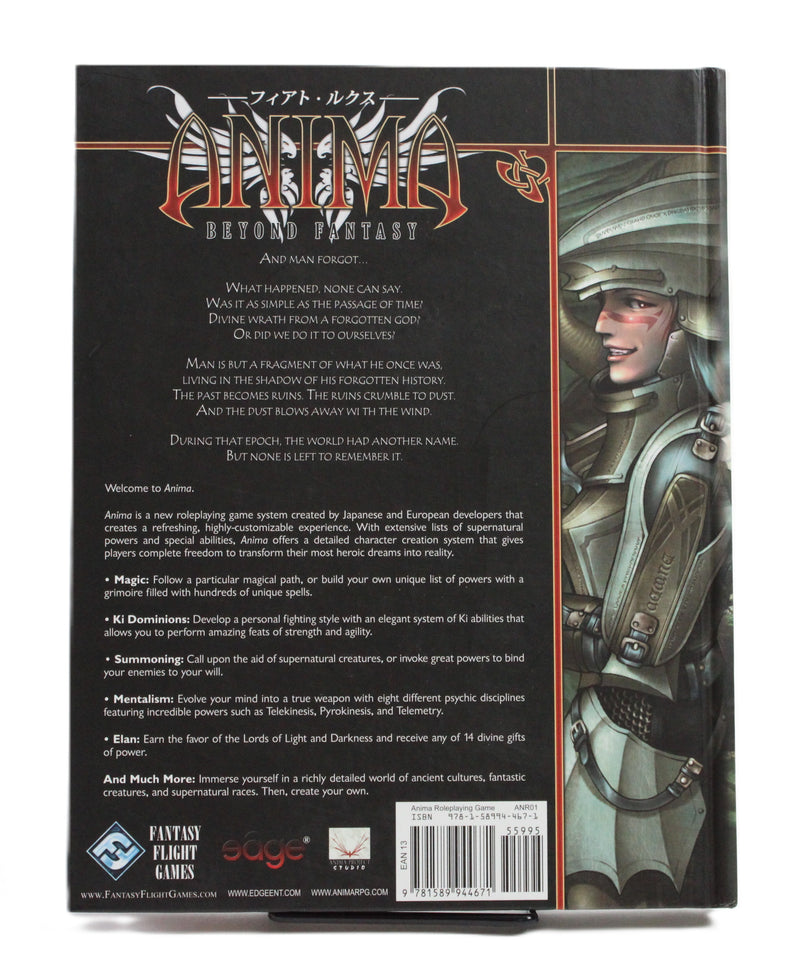 Anima Beyond Fantasy Roleplaying Game Core Rulebook (English Hardcover)