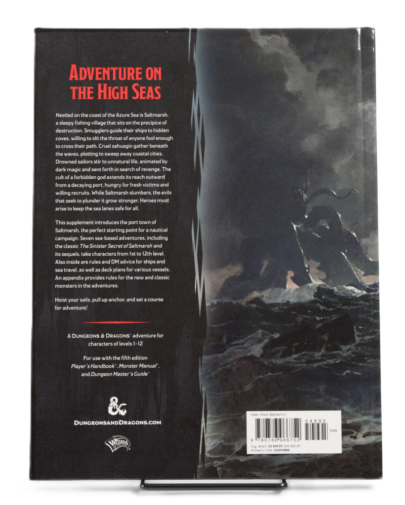 Dungeons & Dragons Ghosts of Saltmarsh Adventure Book (5th Edition Hardcover)