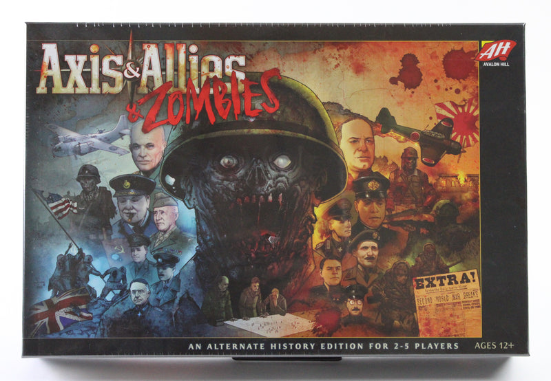 Axis & Allies & Zombies Board Game (New) – Avalon Hill Strategy War Game