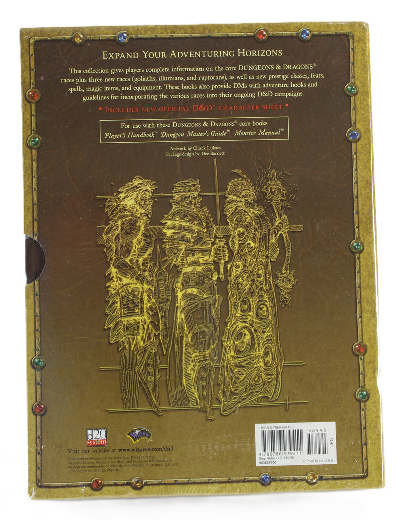 Dungeons & Dragons Race Series Collection Box Set (D&D 3.5 Edition) New Sealed