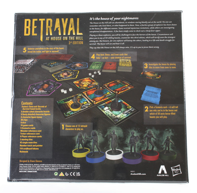 Betrayal at House on the Hill (3rd Edition) Board Game – Avalon Hill – 3-6 Players