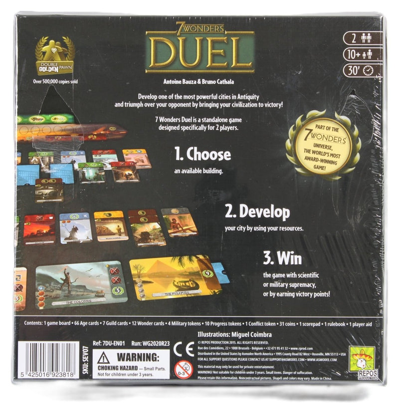 7 Wonders Duel + Pantheon Expansion Bundle (New)