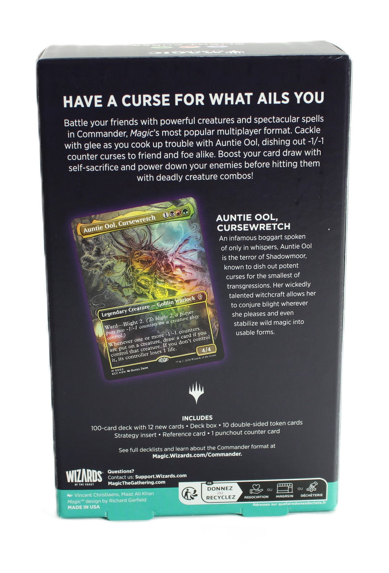 Magic: The Gathering Lorwyn Eclipsed – Commander Deck Set of 2 – Dance of the Elements & Blight Curse
