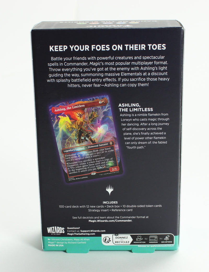 Magic: The Gathering Lorwyn Eclipsed – Commander Deck Set of 2 – Dance of the Elements & Blight Curse