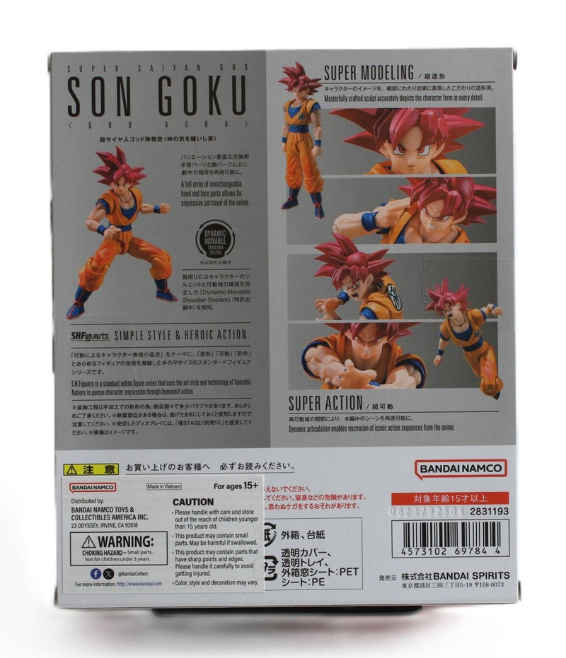 Dragon Ball Super S.H.Figuarts – Super Saiyan God Son Goku: God Aura