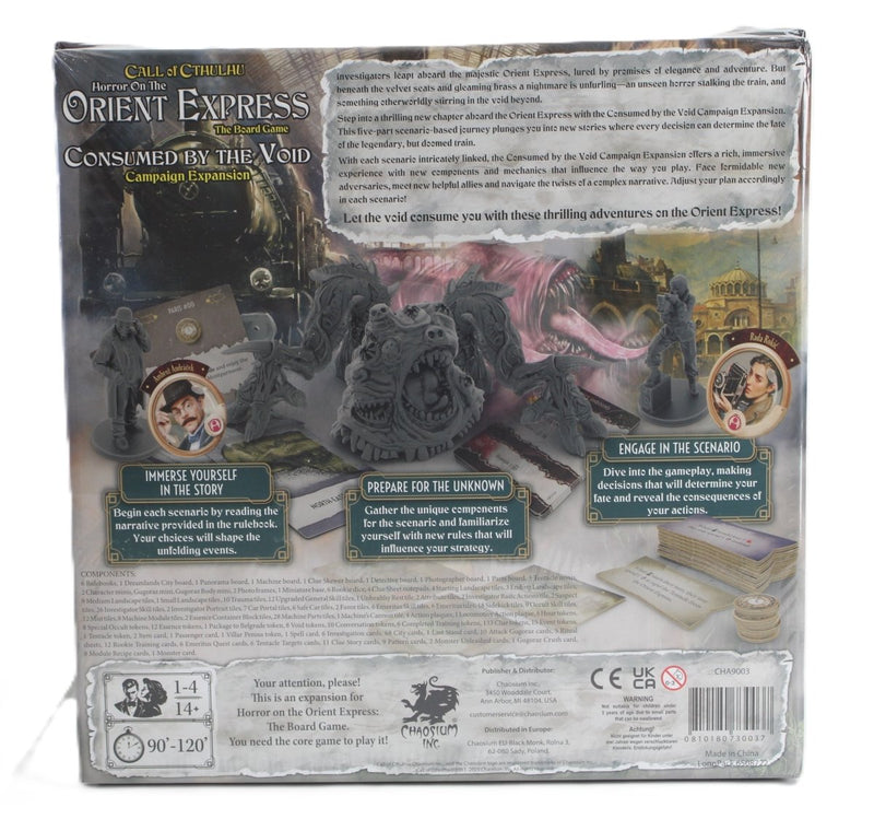Horror on the Orient Express: The Board Game – All-Inclusive Golden Pass Visual All-In Kickstarter Edition