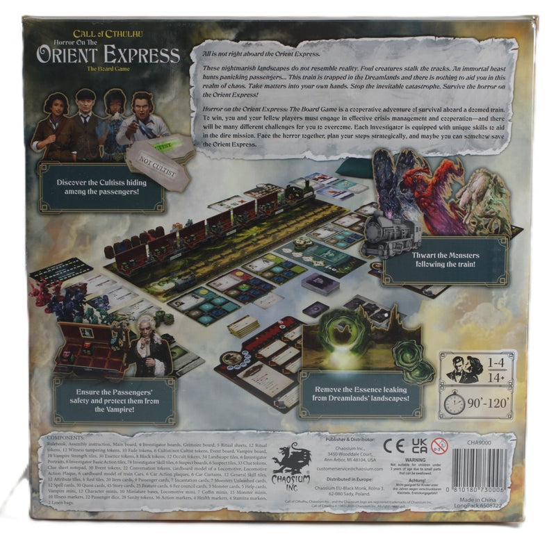 Horror on the Orient Express: The Board Game – All-Inclusive Golden Pass Visual All-In Kickstarter Edition