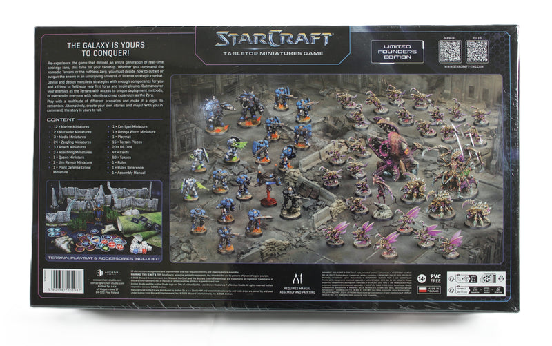 StarCraft Tabletop Miniatures Game – Three Player All-In Founders Edition