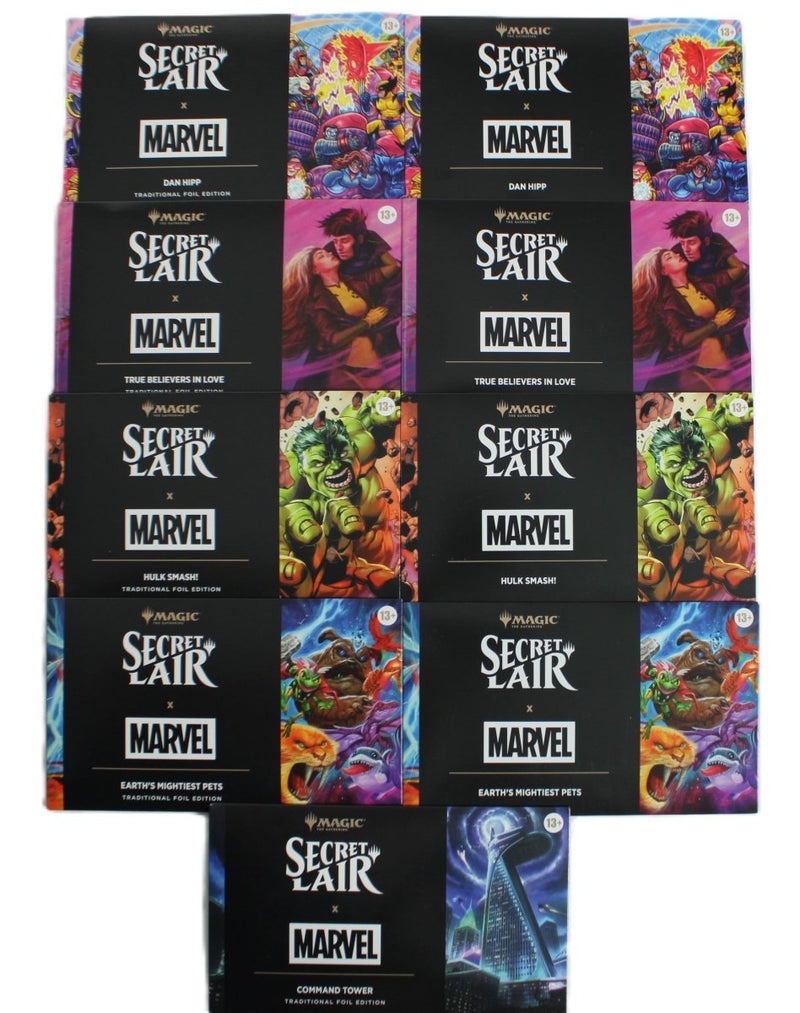 MTG Secret Lair A Perfectly Normal Marvel Bundle + Command Tower Promo - image 1