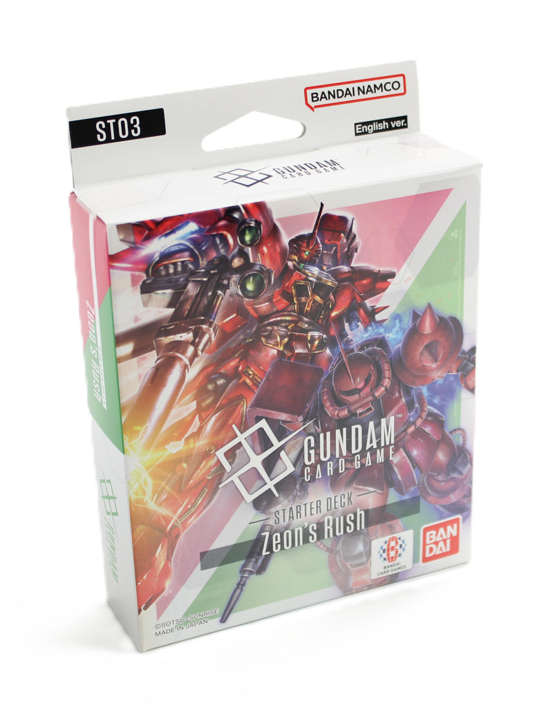 Gundam Card Game Zeon's Rush Starter Deck ST03