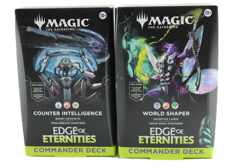 MTG: Edge of Eternities - Commander Decks: World Shaper + Counter Intelligence