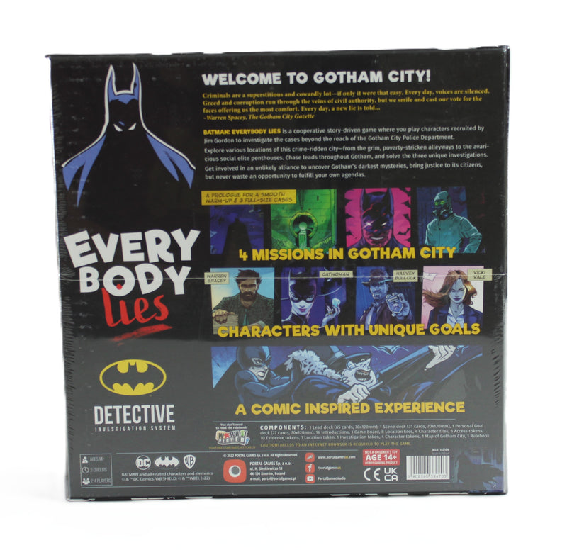 Batman: Everybody Lies - Detective Board Game