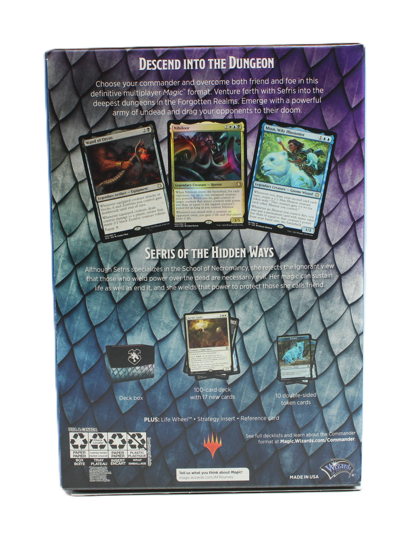 MTG: Adventures in the Forgotten Realms - Dungeons of Death Commander Deck