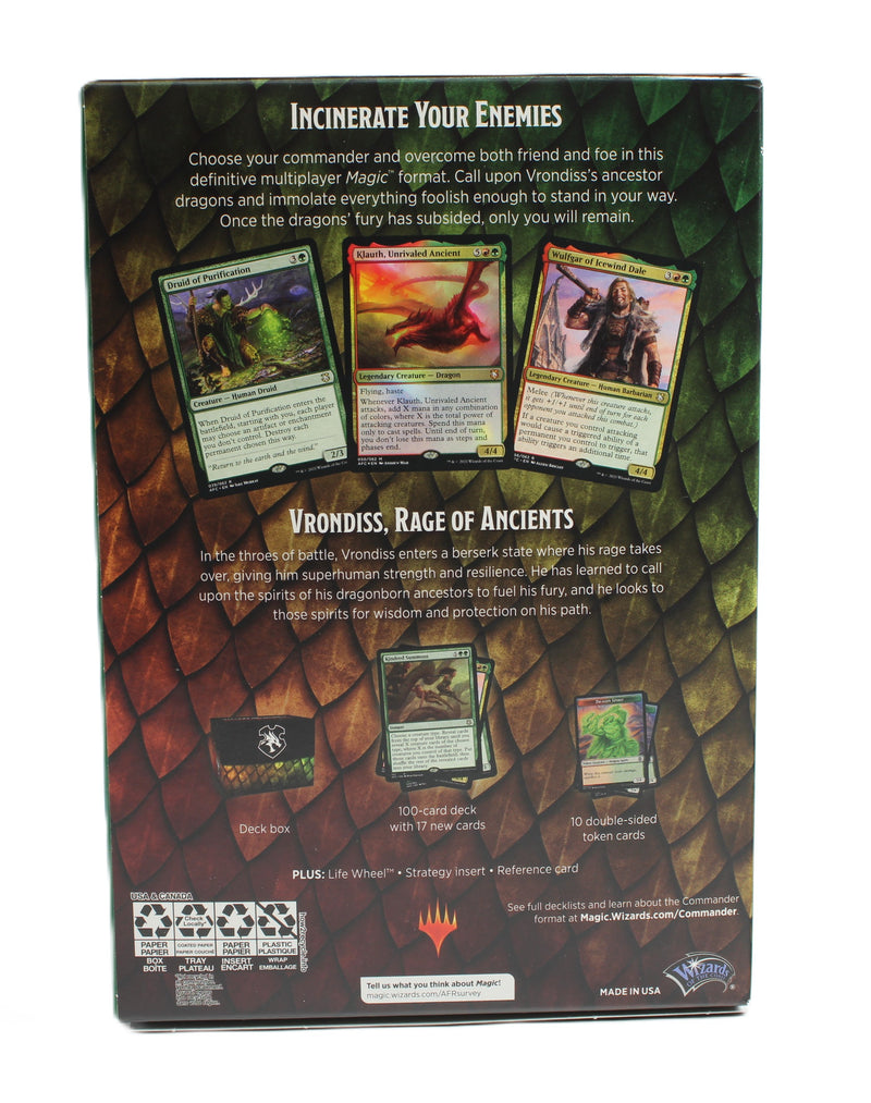 MTG: Adventures in the Forgotten Realms - Draconic Rage Commander Deck
