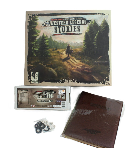 Western Legends Stories Kickstarter Bundle - Poker Chips & Binder - image 1