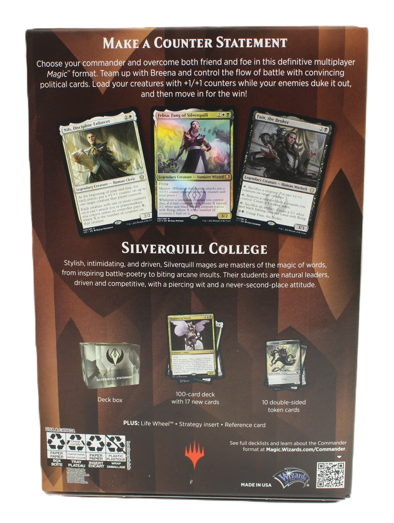 MTG: Commander 2021 Silverquill Statement - Commander Deck